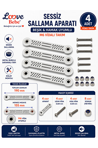 beşik için sessiz sallama aparatı