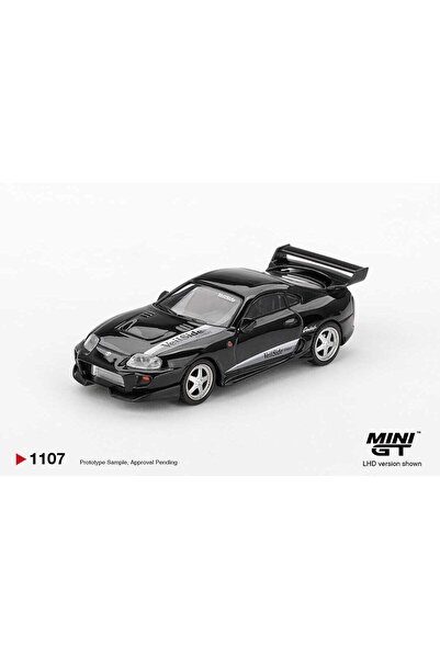 mini gt نموذج سيارة تويوتا سوبرا فيلسايد كومبات V-II باللون الأسود بمقياس 1:6...