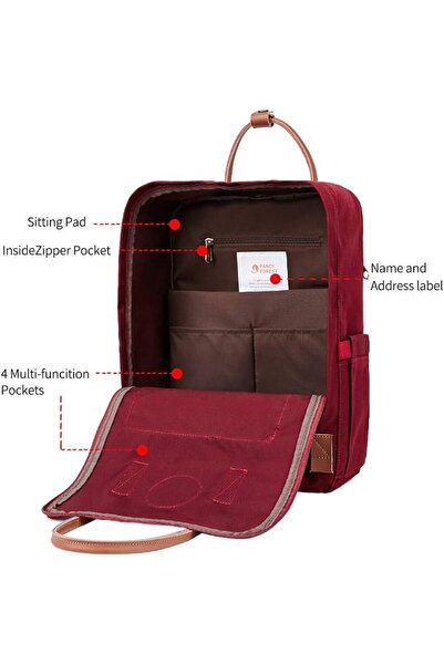 KALIDI Unisex Lightweight Backpack School Bag Water-resistant Casual Rucksack...