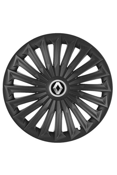 Autohelix MSA Set de 4 capace de roată Joy Black R17 pentru gama auto Renault