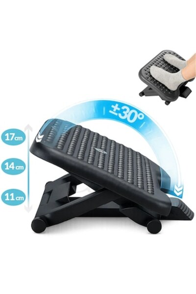 Callena Suport pentru picioare de birou, ergonomic și reglabil pe 3 înălțimi,...