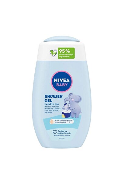 NIVEA Shower Gel, Baby, 200 ml Head To Toe