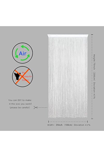 GENERAL Doorways String Curtain Door Curtains,Bedroom Decor Kitchen Closet Li...