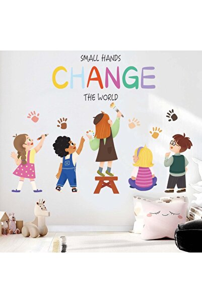 Amimagen Small Hands Change The World Equality Wall Stickers - Inspirational ...