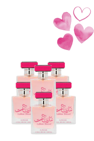 ALREHAB 6 قطع عطر سكر بنت للنساء 50 مل
