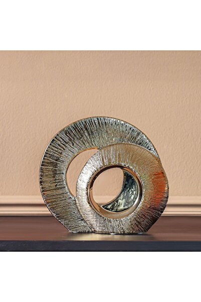 Inaaya New In Textured Ceramic Gold Accent 23.5X7X21