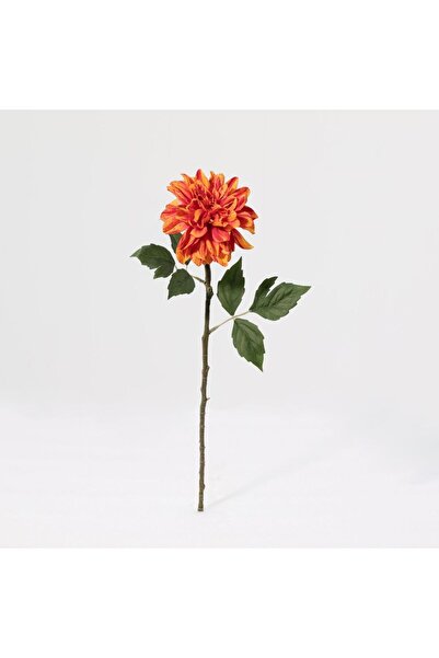 Generic New In Fernza Dahlia Single Branch Orange H58Cm