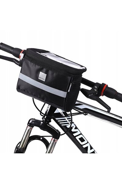 WOZINSKY Geantă de ghidon cu husă pentru telefon 2L pentru biciclete și acces...