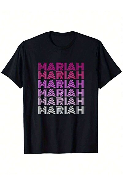25W Retro Mariah Pink Ombre Loose Style New Unisex Short-Sleeved T-Shirt, Cas...
