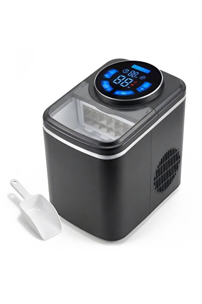 MIBRU Ice Maker Machine 16KG/24H, Direct Water Connection, Self-Cleaning Ice ...