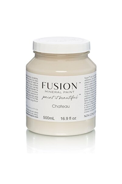 Fusion Vopsea minerală pentru mobilier, Chateau, bej-gri, finisaj mat, cu pro...