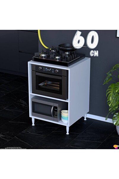 Eliusta Vesta 60 cm Kapaksız Çok Amaçlı Set Üstü Ocak Dolabı Fırınlık Kiler M...