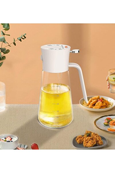Paporich بخاخ زيت الزيتون، زجاجة توزيع زيت الطهي، زجاجة زيت زيتون زجاجية 2 في 1