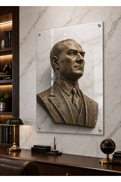 ATATÜRK BÜST PLEKSİ TABLO
