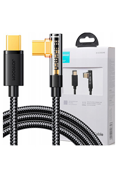 Joyroom Cablu de gaming USB-C la USB-A 3A 1.2M cotit pentru jocuri și telefoane