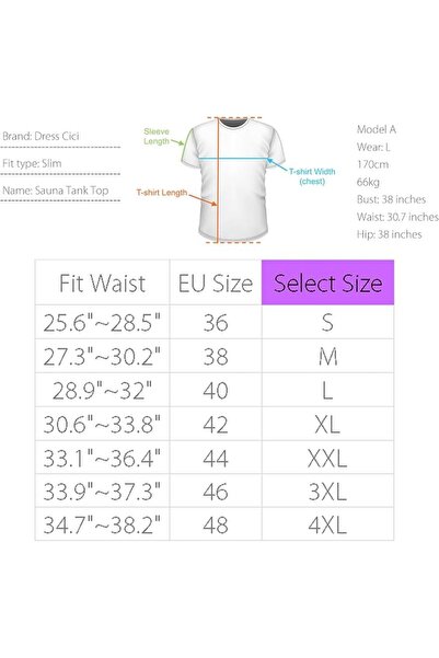 Dress Cici قميص نسائي بدون أكمام للتمرين والساونا مع مشبك أمامي وسحاب، قميص ح...