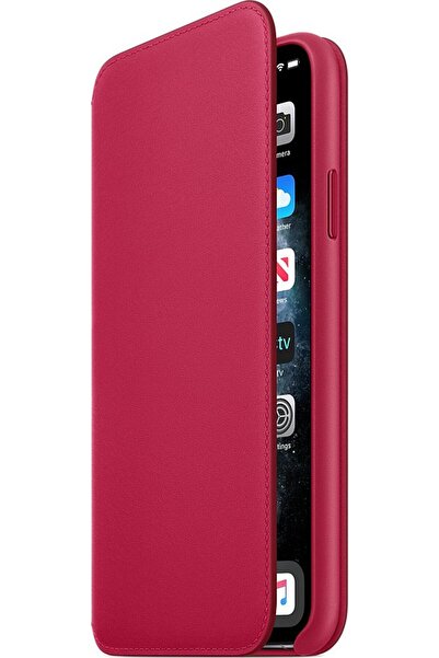 Apple Γνήσια Θήκη Leather Folio Raspberry iPhone 11 Pro Max MY1N2ZM/A