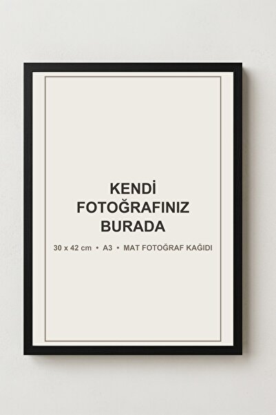CraftedByPi Kişiye Özel Poster Baskı Kendi Fotoğrafınızdan Çerçevesiz 30x42 c...