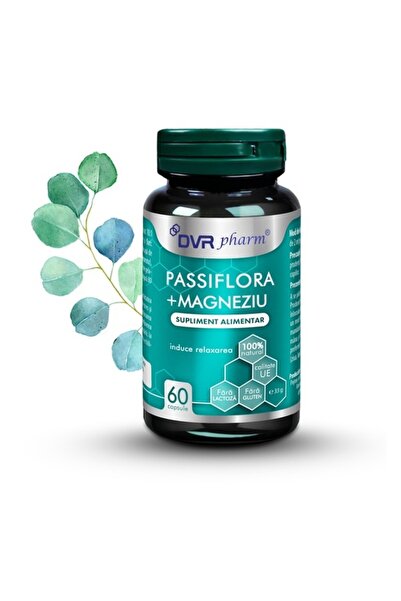 DVR Pharm Passiflora cu Magneziu 60cps