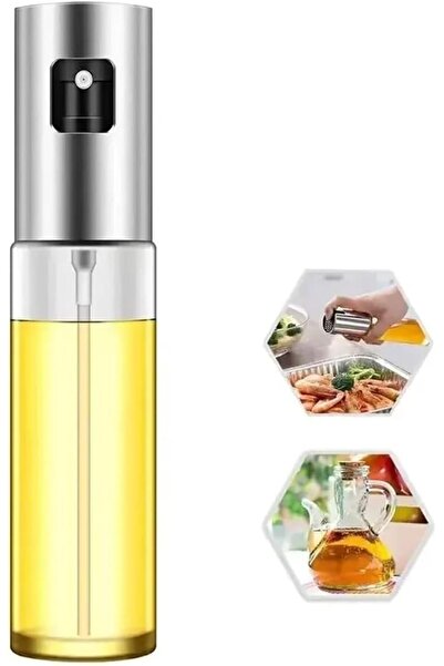 Generic بخاخ زيت الزيتون الفاخر، زجاجة توزيع من الفولاذ المقاوم للصدأ للطهي، ...