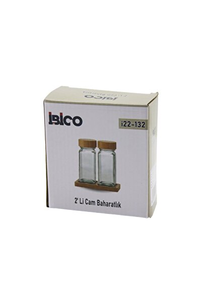 Marsilyan 2Pcs Glass Salt and Pepper Shaker with Bamboo Lid - Spice Container...