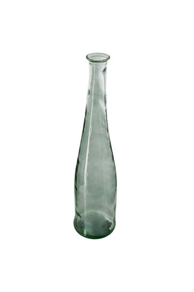 Atmosphera Vază înaltă, sticlă reciclată - Verde kaki, H.80 cm