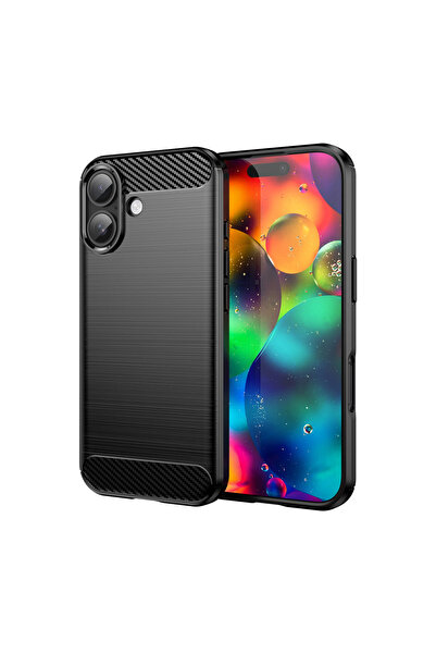 Hurtel Carcasă din carbon pentru iPhone 17, protecție la zgârieturi, magnetică