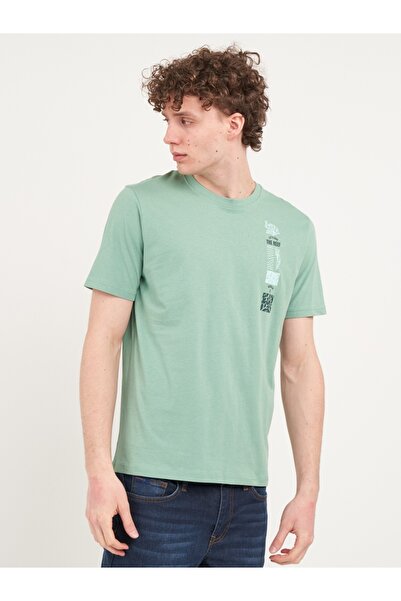 Kenvelo - Tricou barbat cu maneca scurta si imprimeu