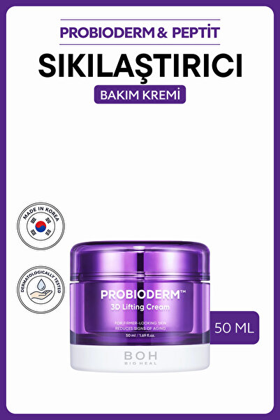 BOH Bioheal PROBIODERM™ 3D Lifting Cream | 17 Peptit Beta Glukan İçeren Sıkıl...