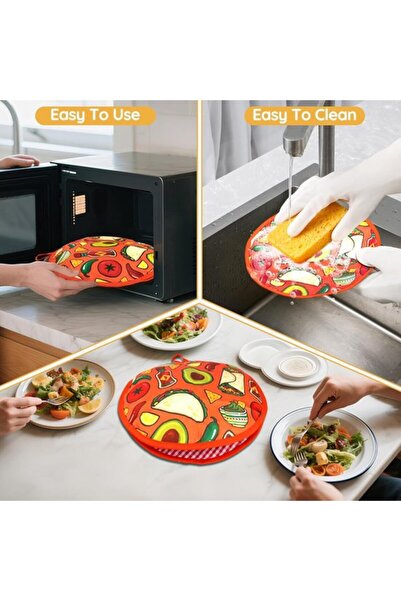 STARSTAR Suitable for Tortilla Warmer Bag 30 cm Insulated Tacos Wraps Microwa...