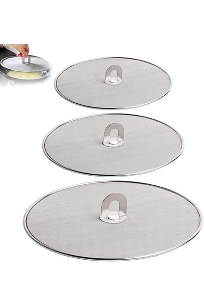 Morvena Picks Huse pentru tigaie, set de 3 piese, 33 cm + 29 cm + 25 cm, capa...
