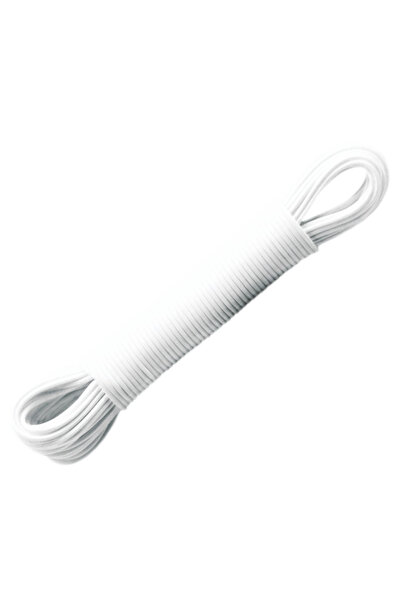 flores Изолирано просторно въже, бяло, 3 мм x 20 м