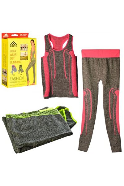 Generic Copper Fit Yoga Wear Suit Slimming (طقم ملابس اليوغا والتخسيس من كوبر...
