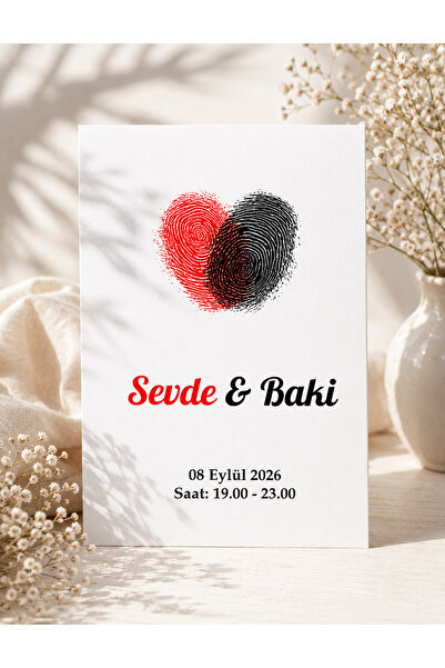 by-za davetiye Beyza Davetiyecilik düğün Davetiyesi (50 ADET baskısız)
