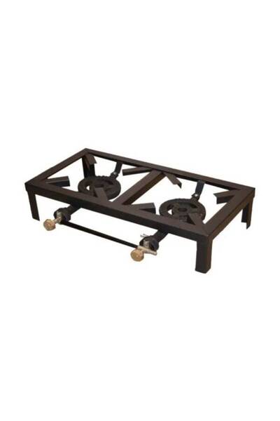 Generic Gas stove 2-burner black iron