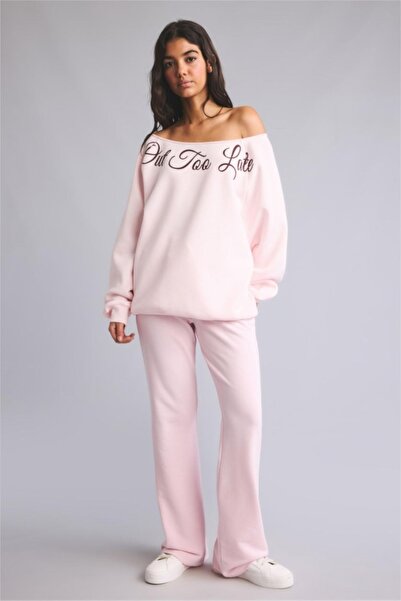 DeFacto Flare Fit Light Pink Sweatpants H7854Ax26Au