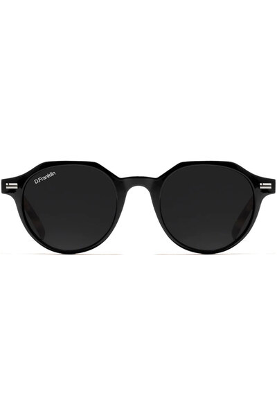 D.Franklin D. Franklin γυαλία ηλίου Ultra Light S Round Crystal Black - Black