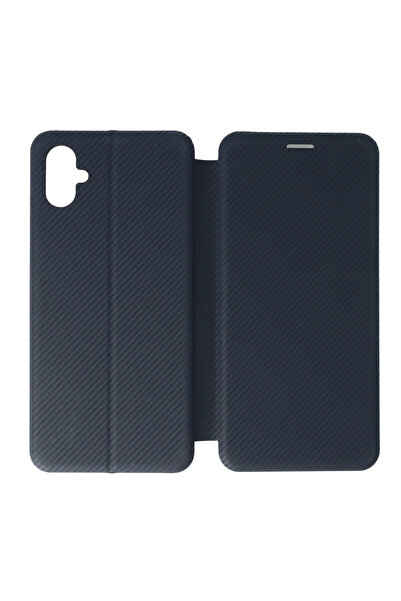 SEP Husa FlipCover Round Carbon Samsung Galaxy A05 Bleumarin