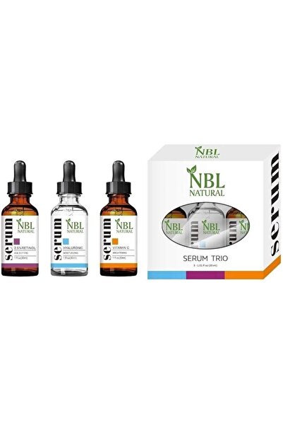 NBL Natural مجموعة مضادة للشيخوخة تحتوي على فيتامين سي وريتينول وحمض الهيالور...
