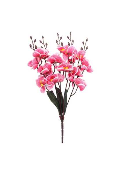 Goliat 5 bucăți Orhidee artificială Phalaenopsis roz, în buchet, înălțime 38cm