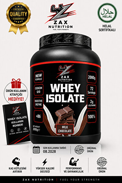 zax nutrition MİLK CİKOLATA İZOLE WHEY %100