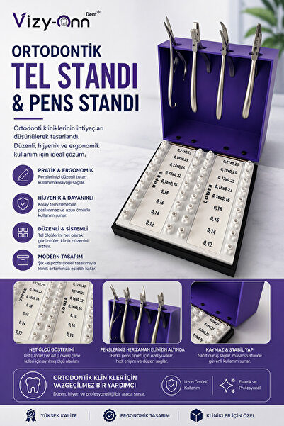 Vizy-Onn Dent Ortodonti Tel ve Pens Standı