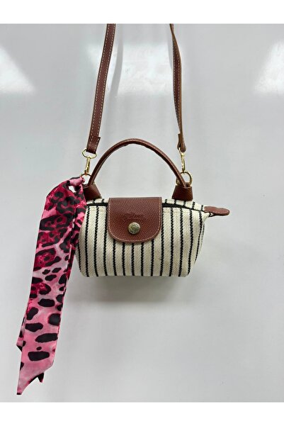 KOÇAK ÇANTA Women's Mini Linen Hand Shoulder Bag