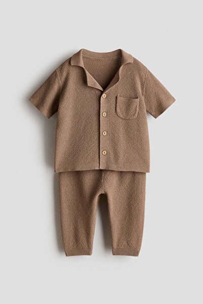 H&M 2-piece cotton-knit set