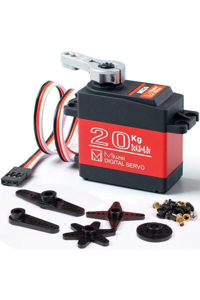Miuzei Servomotor RC 20 Kg, 4.8V - 6.8V, impermeabil, unghi de acțiune 0° ° -...