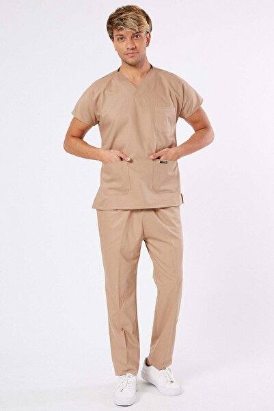 Owlet Medikal Costum chirurgical din Lycra bej