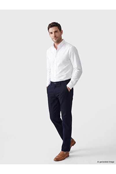 LC Waikiki Ανδρικό παντελόνι Chino Slim Fit Gabardine