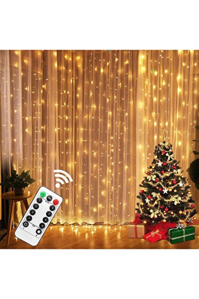 Rao Instalatie de Craciun, Instalatie de Tip Perdea Ip44, 6M X 3m, 600 Led, A...