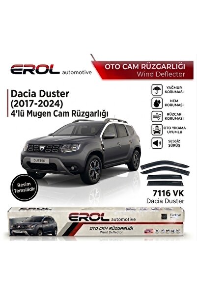 Erol DACİA DUSTER (2017-2024) 4'LÜ CAM RÜZGARLIĞI