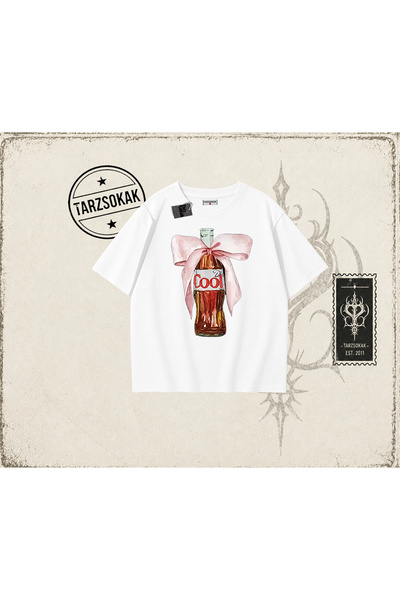 Tarzsokak Unisex dijetalna majica Cool Oversize unisex bela